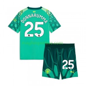 Completo Calcio Manchester City Gianluigi Donnarumma Portiere Bambino Divisa Prima 2026-2027
